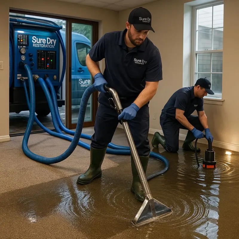 Water Extraction and Removal process in Hurley, WI